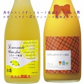 人気梅酒2本セット　『レモネード梅酒』 ＆『ミルクたっぷりマンゴーの梅酒』
